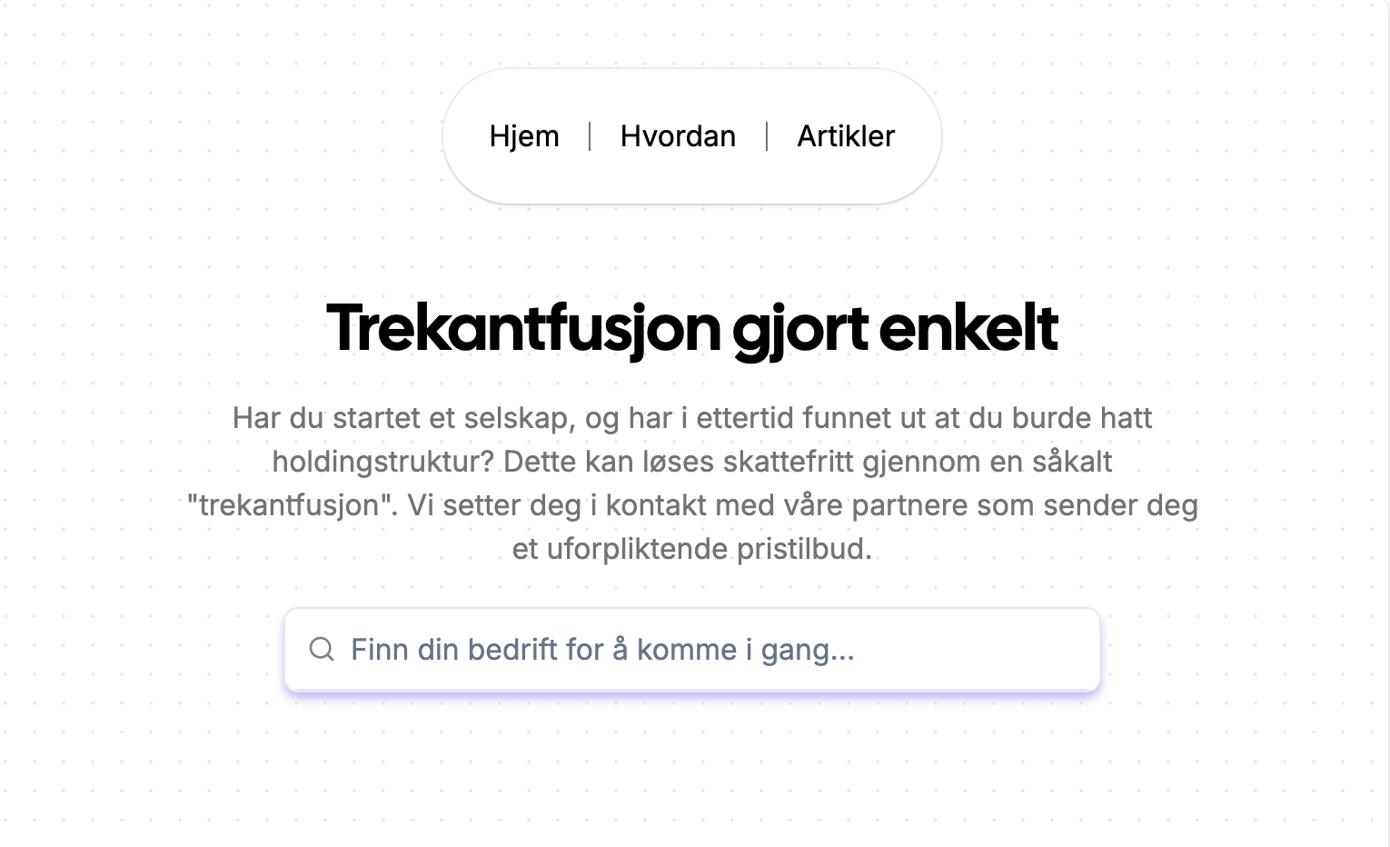 Trekantfusjon preview